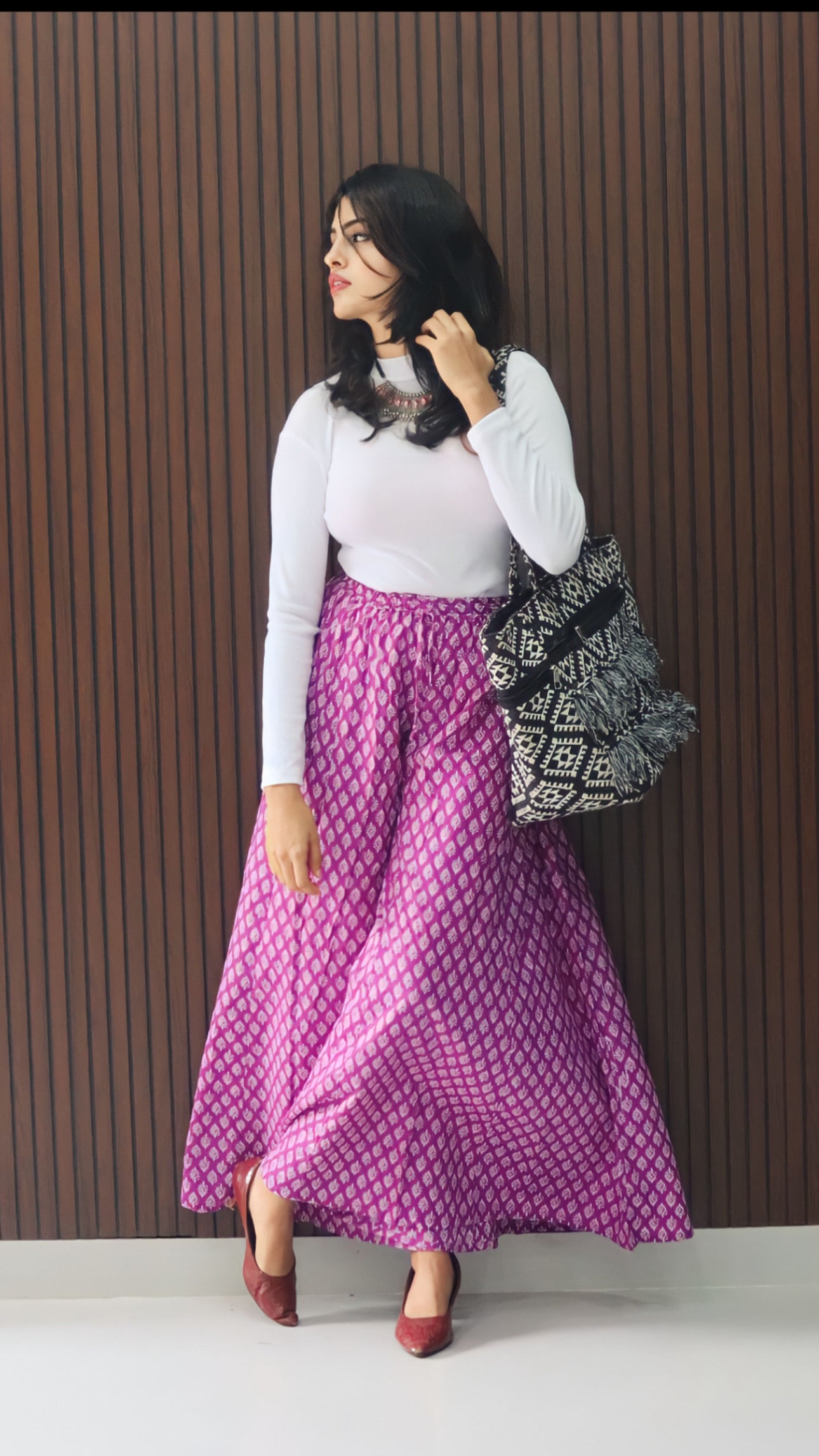 Rosin Palazzo Skirt Combo