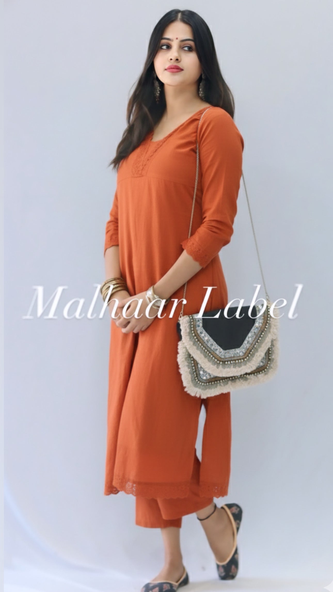 Mozhi cotton Co ord set - PENNAZHAGI