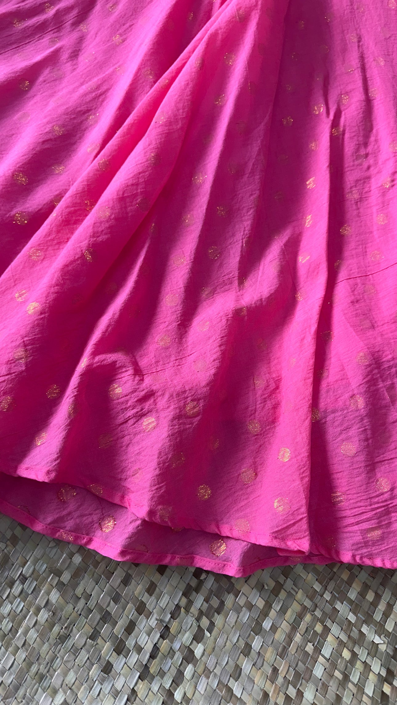 Mandharam Hand dyed Onam Collection - Nila