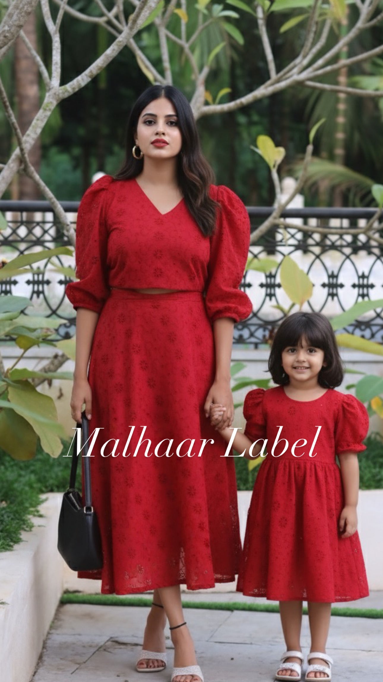 Mom - Daughter Combo skirt and Dress combo