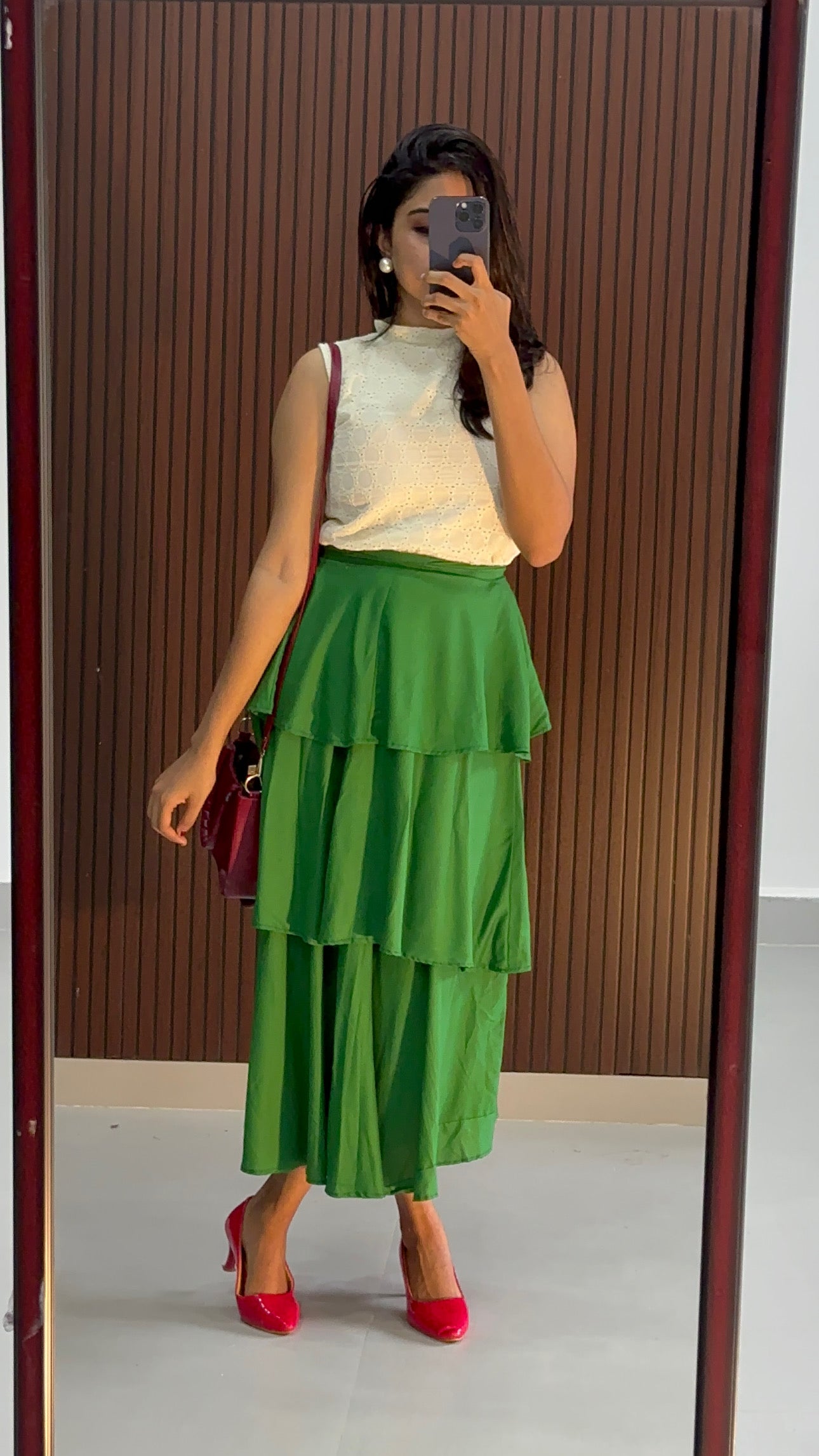 Terry Hakoba Top and Flayer Skirt