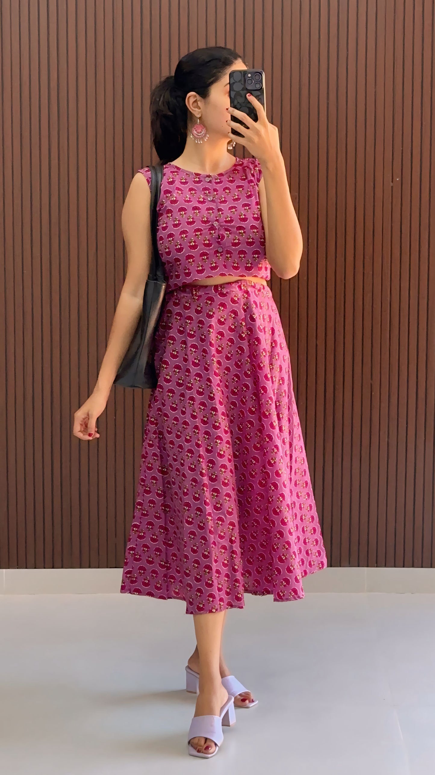 Vellore Cotton skirt and Top Co ords