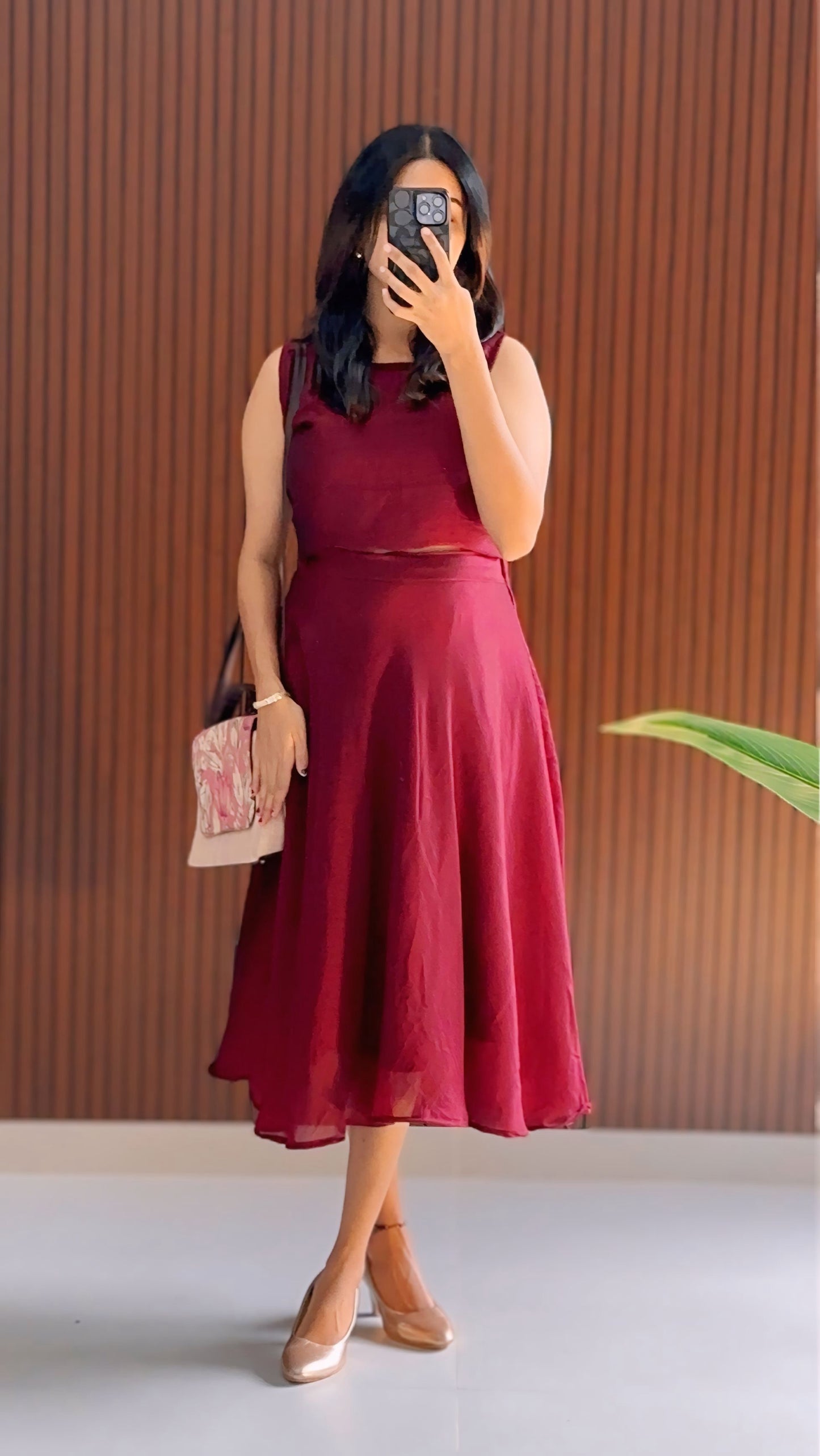 Rainy Solid skirt and Top Co ords
