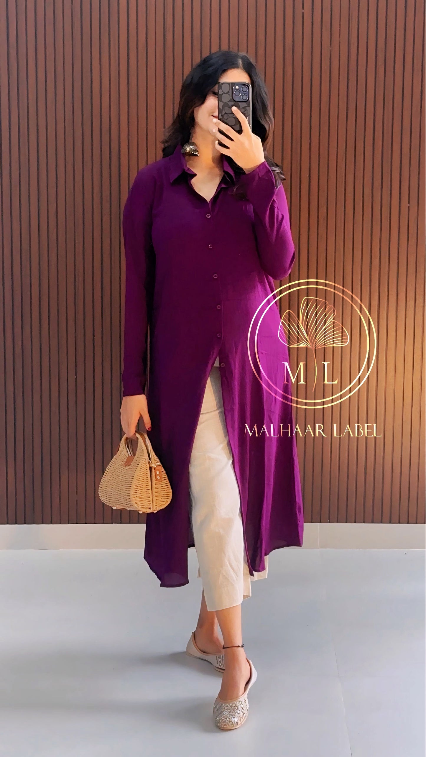 Bezia Shirt Kurti Co Ord Set