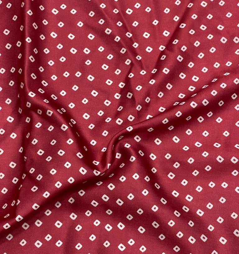 Mrinal Skirt and Top Fabric Set :Bandhani
