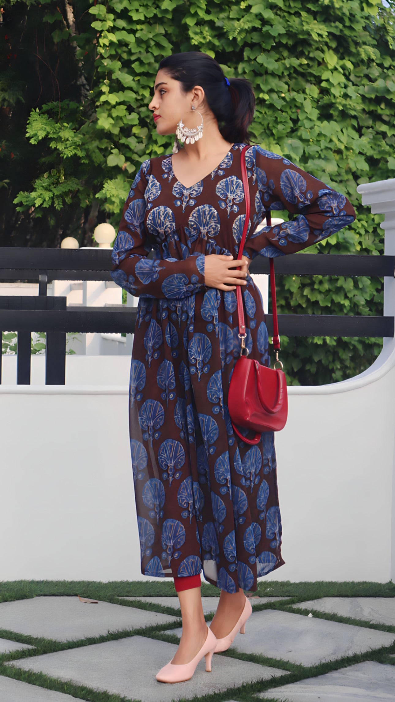 Nasika Georgette Slit Kurti