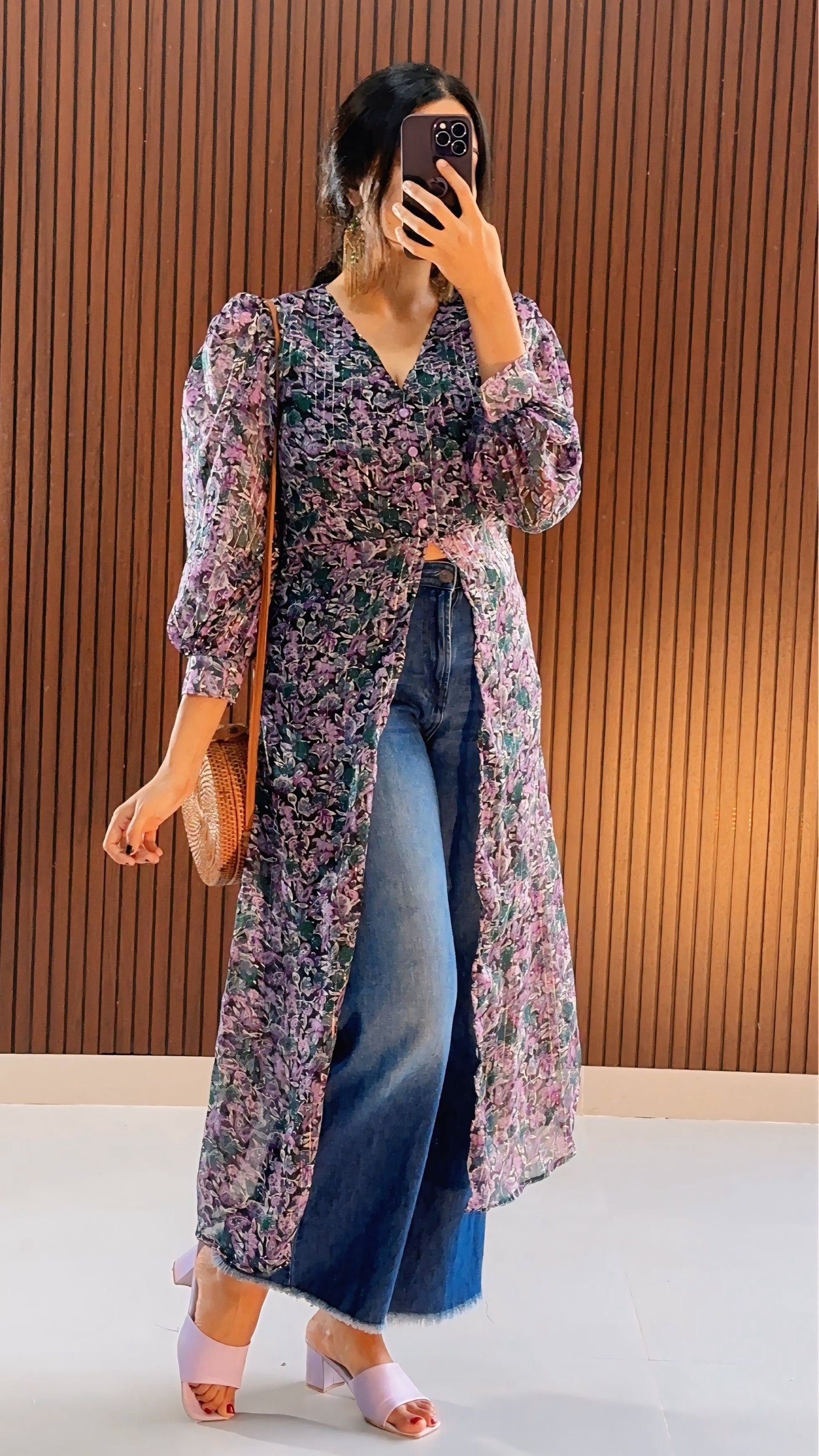 Lavanya Georgette Anarkali Kurti