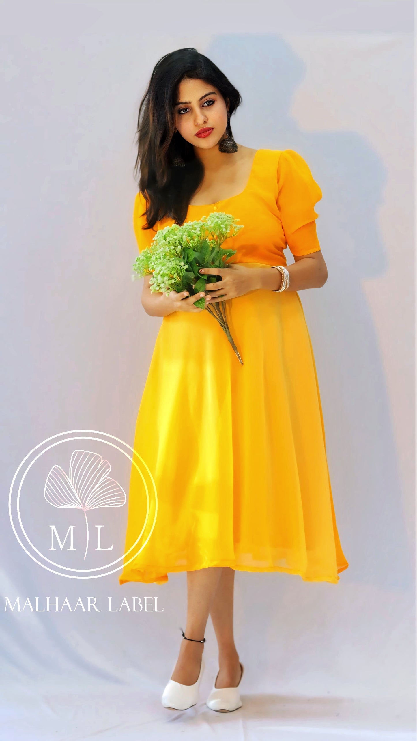 Arina Ombre Georgette Dress