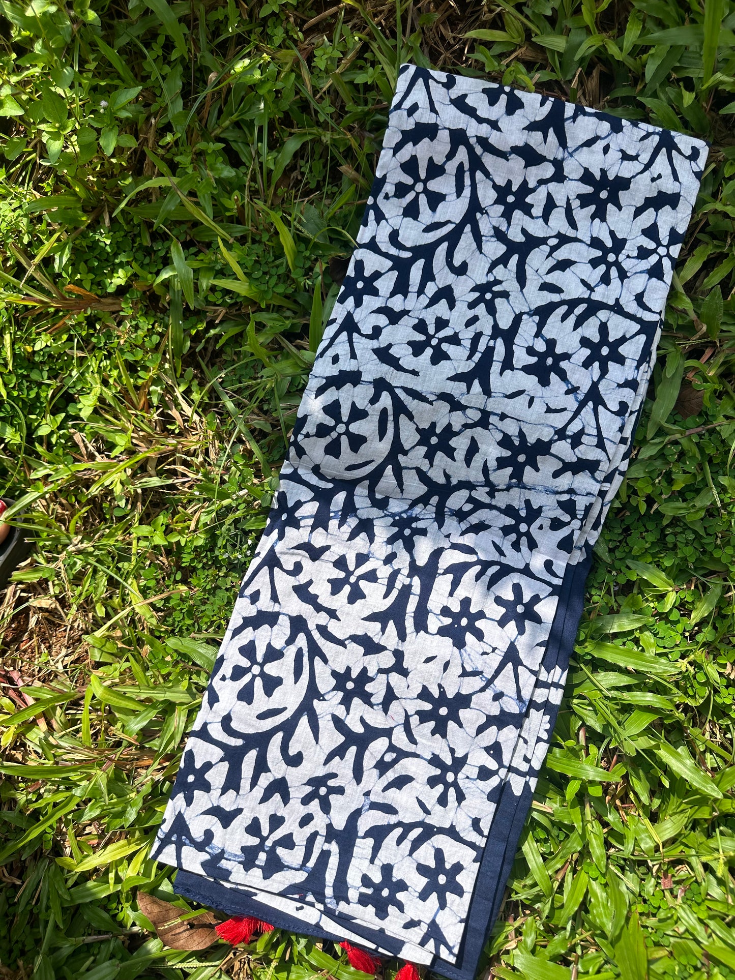 Indigo Pure Cotton Dupatta