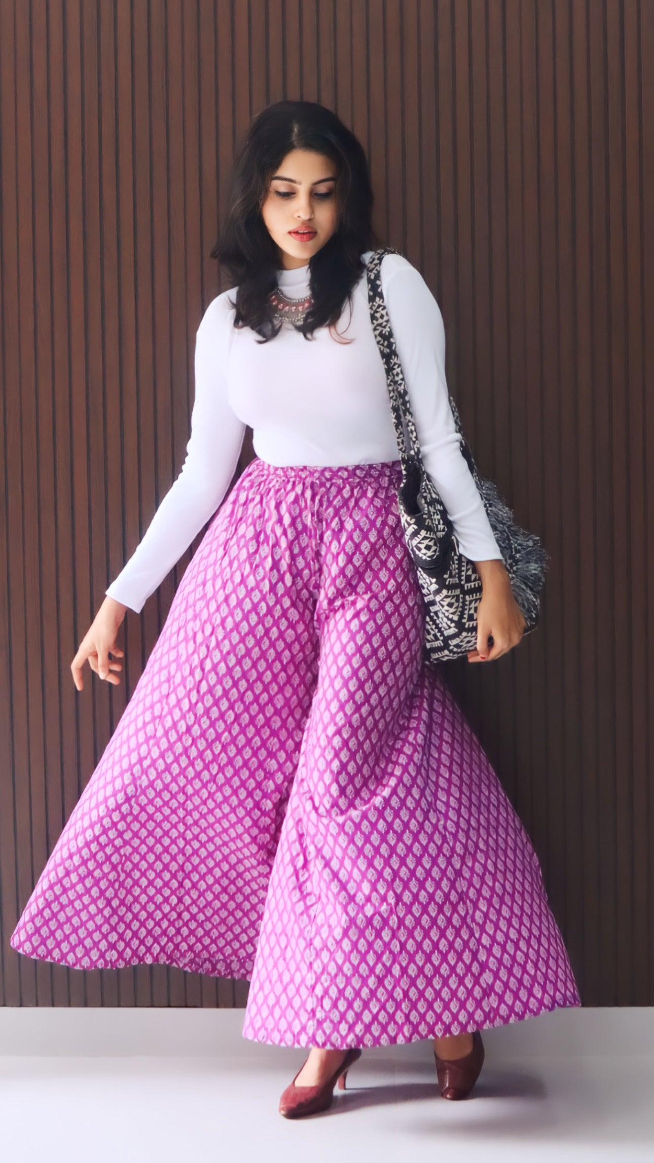Rosin Palazzo Skirt Combo