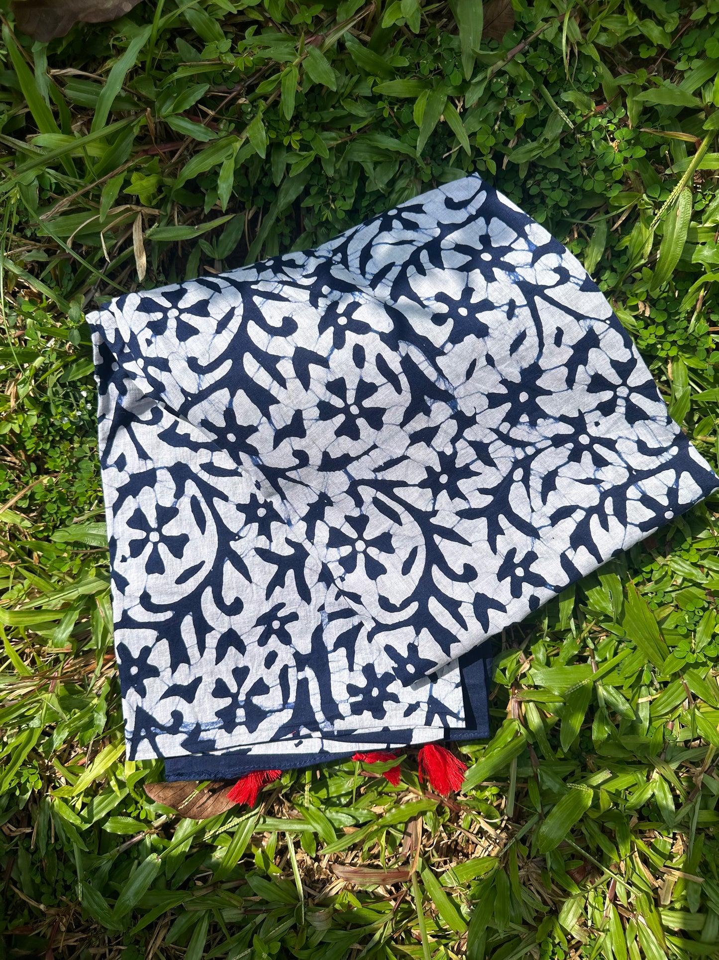 Indigo Pure Cotton Dupatta