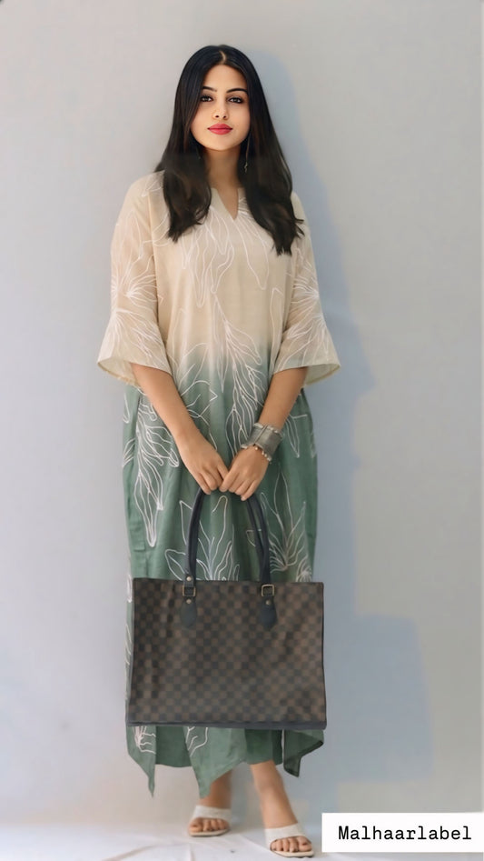 Tellas ombré  Kurti Co- Ord  Set