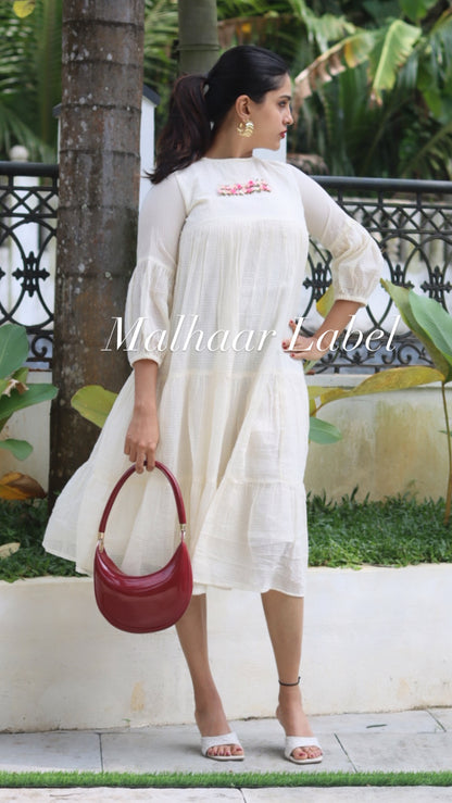 Luna  Kota Doria Dress