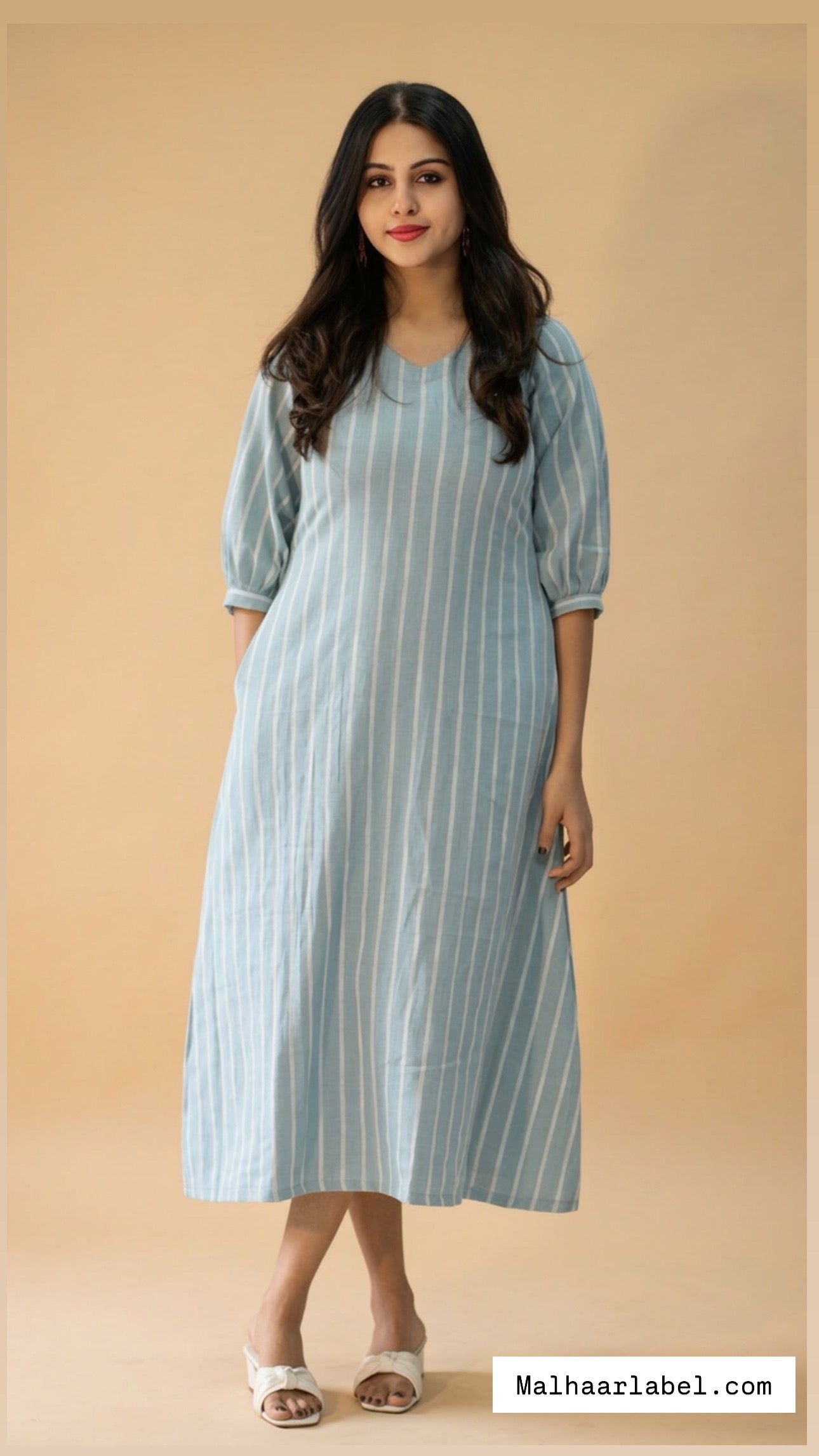 Mira pure Cotton imported Double Cloth Dress:READY TO SHIP