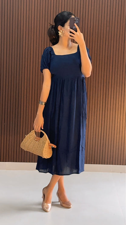 Elina Back Smoke Dress