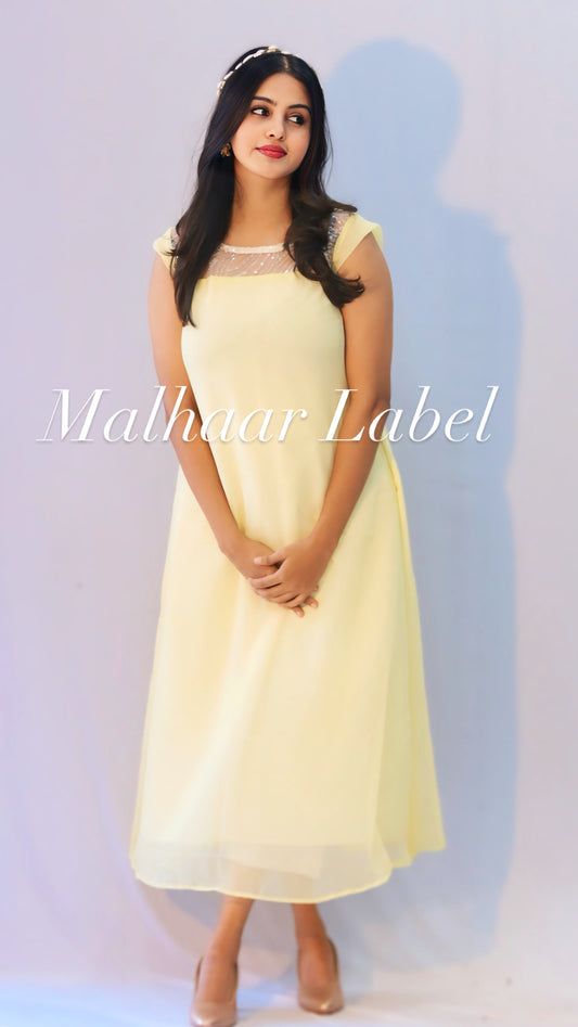 Lilly pearl yoke Embellished kurti