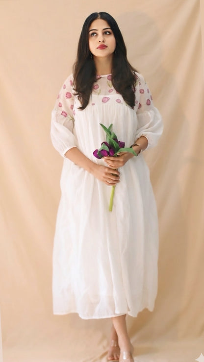 Tulip chanderi Kurti Dress
