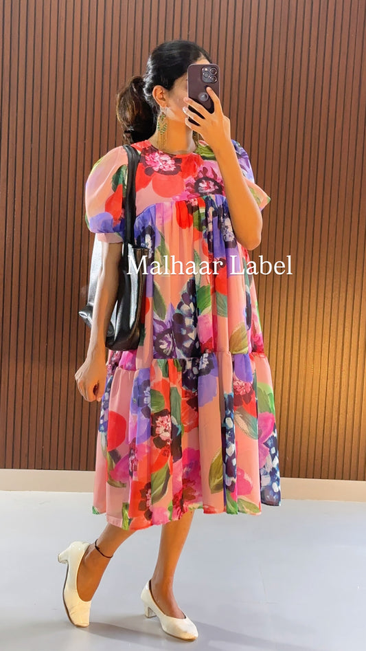 Iris Georgette Dress