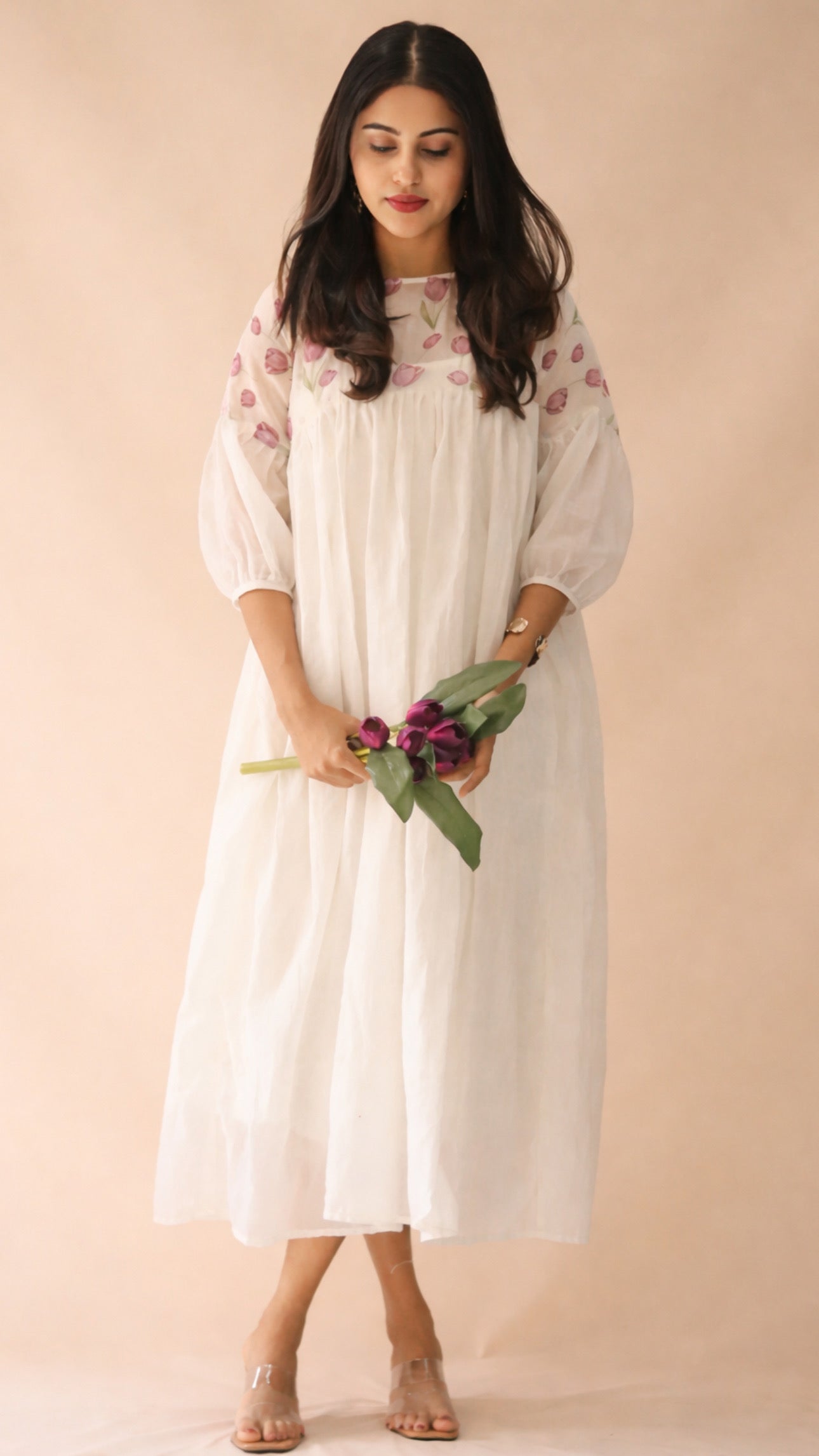 Tulip chanderi Kurti Dress