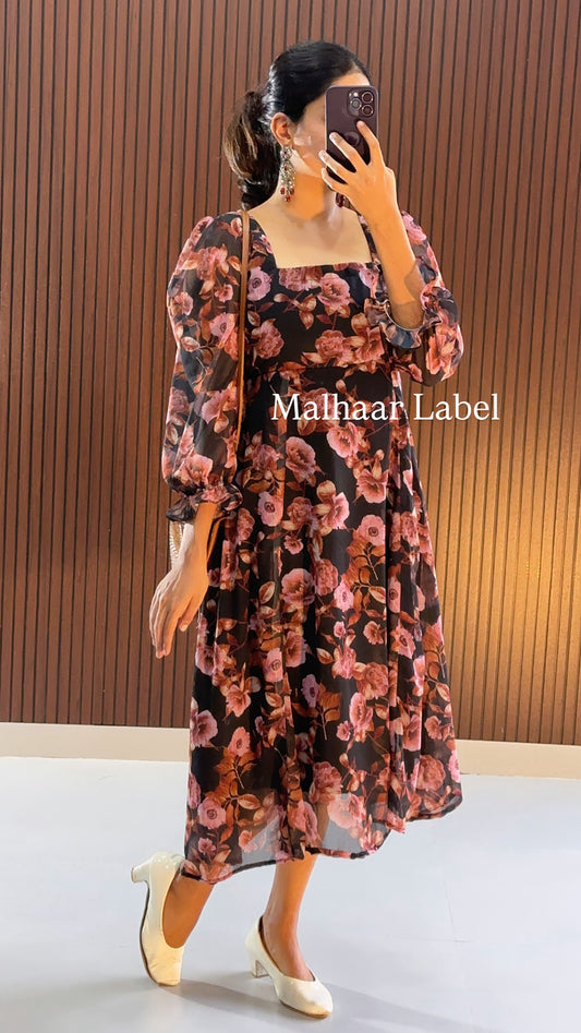 Haloi   Georgette Dress