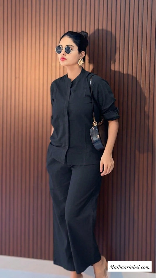 Yash Linen Blend Co ord set: Ready Ship