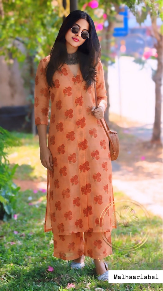 Rao Kurti Co- Ord  Set