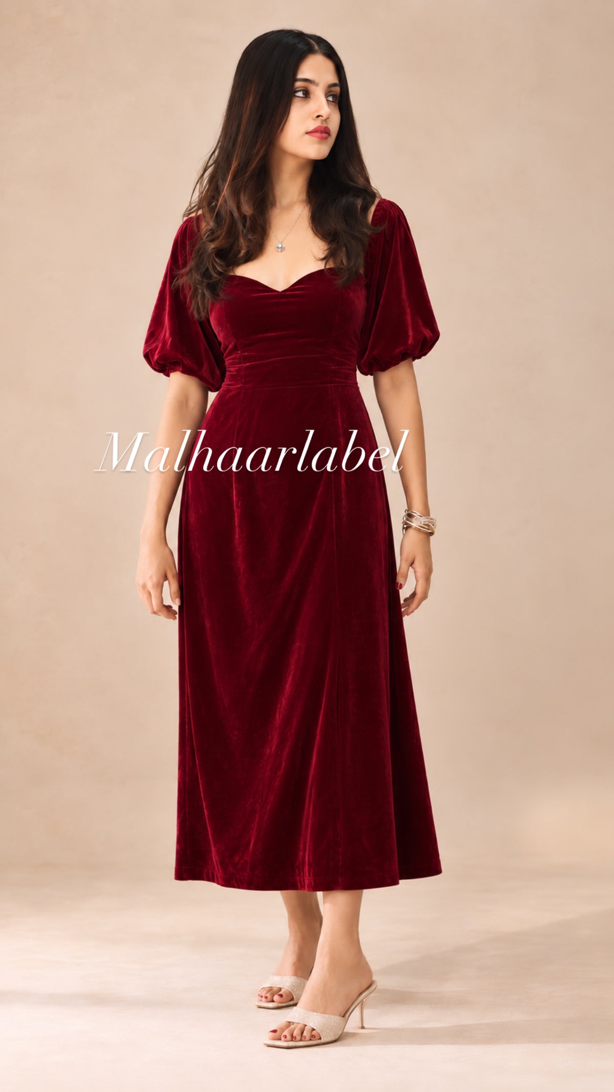 Holly velvet dress:christmas collection 2026 🌲