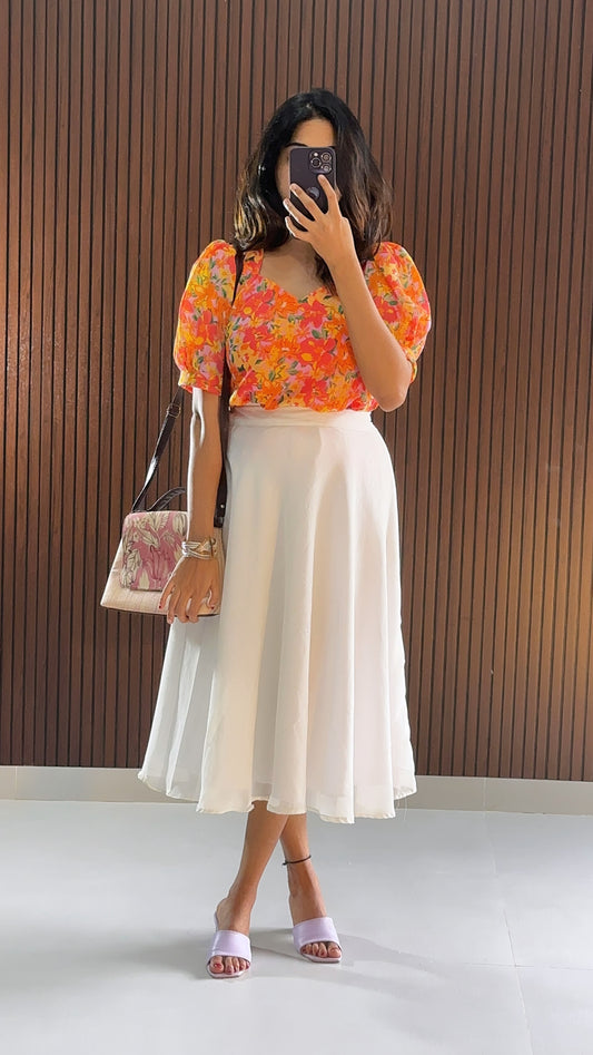 Hazza    skirt and Top Co ords