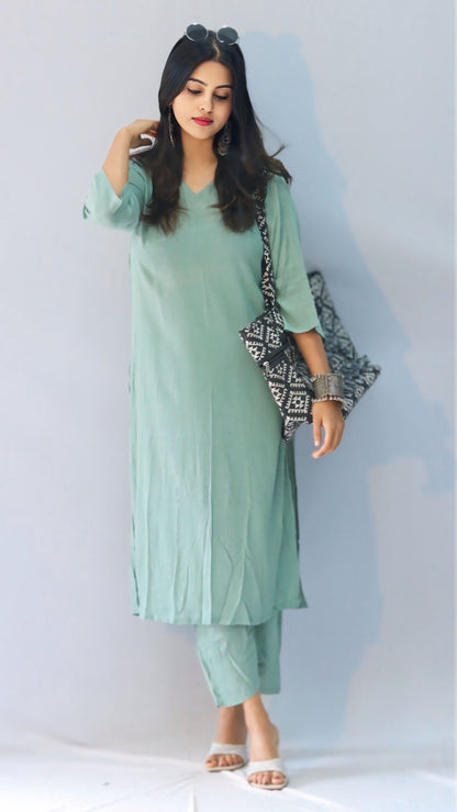 Mezzo   Lurex  Kurti Co- Ord  Set:READY TO SHIP