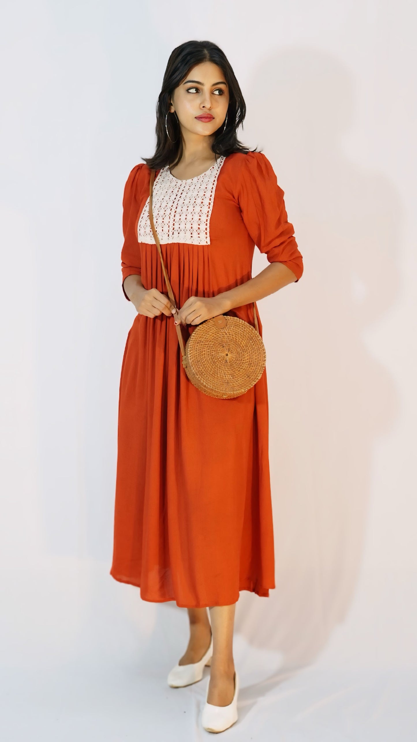 Thing Summer Dress  Tangent Orange