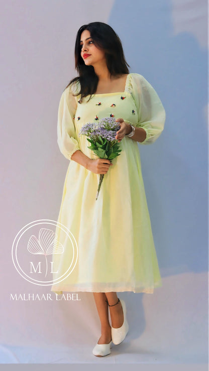 Lasha   Premium Kota Doria Dress