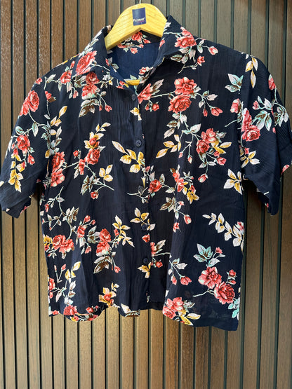 James Crop Shirt