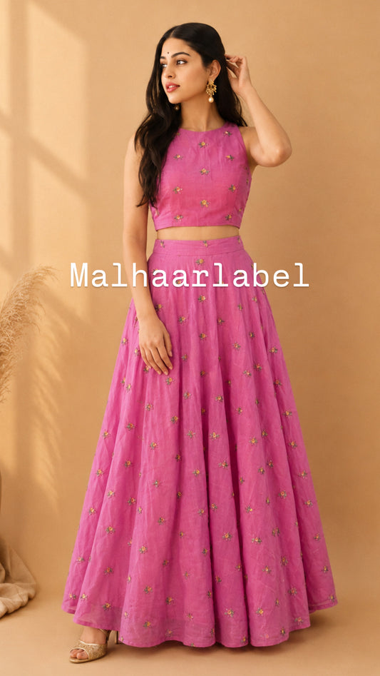 Abhinava Skirt and Top Fabric Set