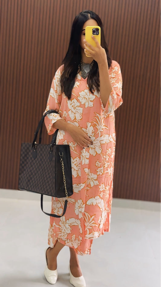 Tella Kurti Co- Ord  Set :Express Delivery