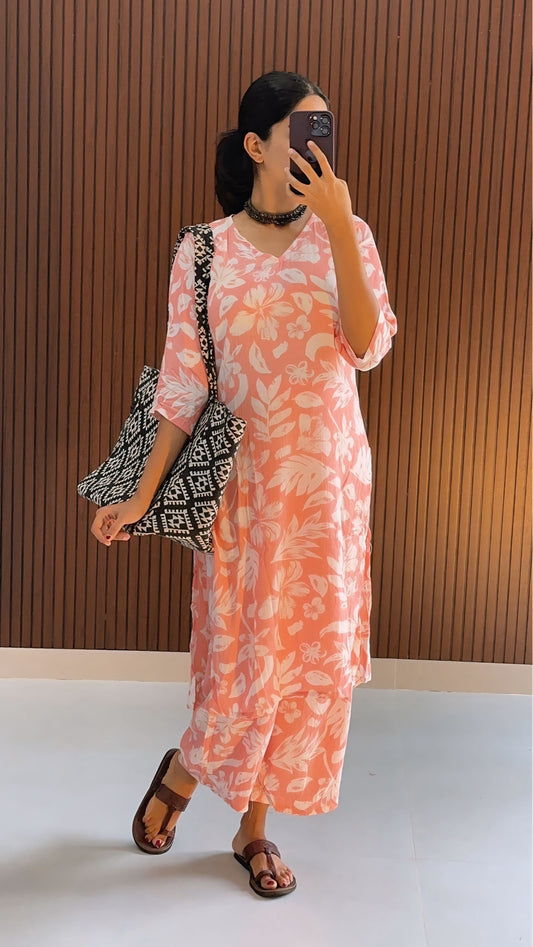 Eton  Kurti Co- Ord  Set