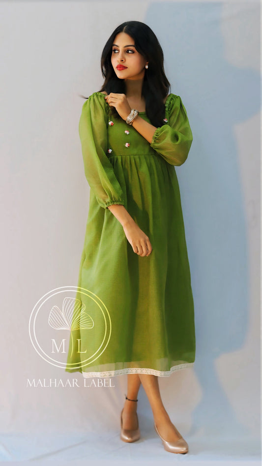 Rosanna Premium Kota Doria Dress