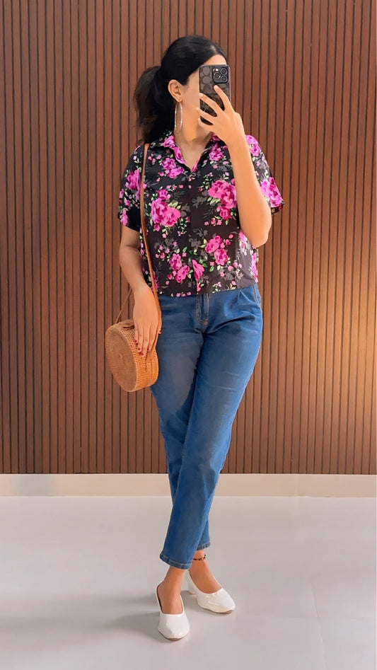 Jacob  Crop Shirt