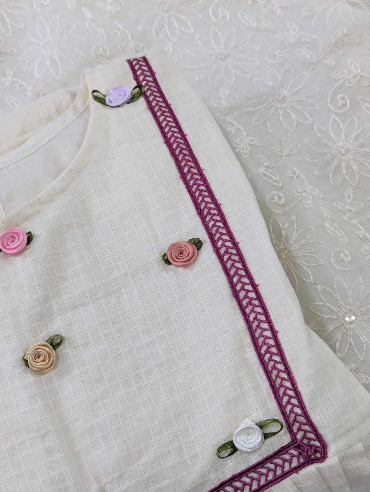 Esme  Premium Kota Doria Dress