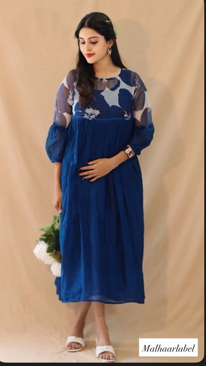 Zedan chanderi Kurti Dress:Ready To Ship
