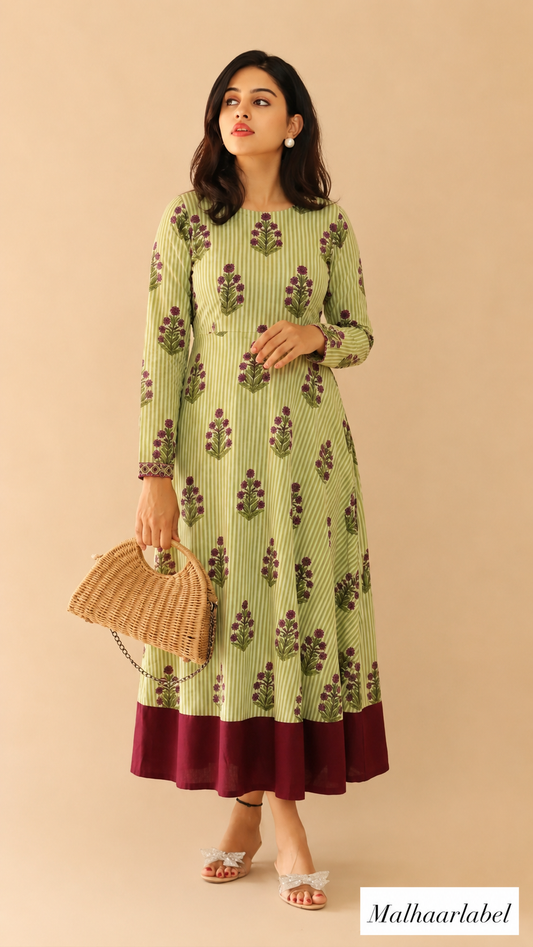 Azza  Dress:sleeves Available
