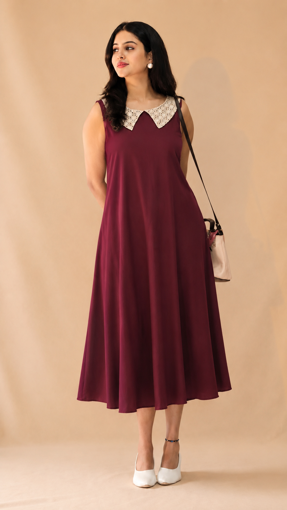 Grape peter pan dress 🔆  Pre order - Sleeves Available
