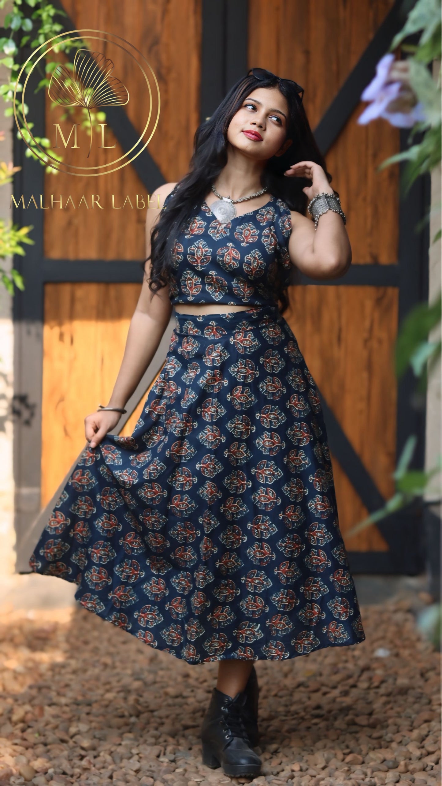 Elina Cotton skirt and Top Co ords