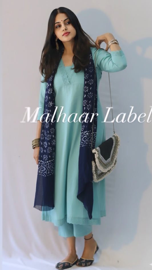 Mozhi  cotton Co ord set    - PENNAZHAGI