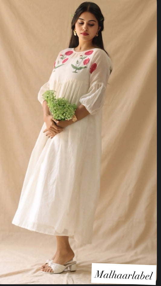 Taniz chanderi Kurti Dress