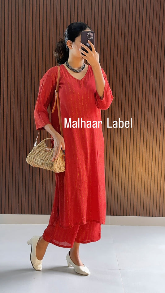 Tazza   Kurti Co- Ord  Set