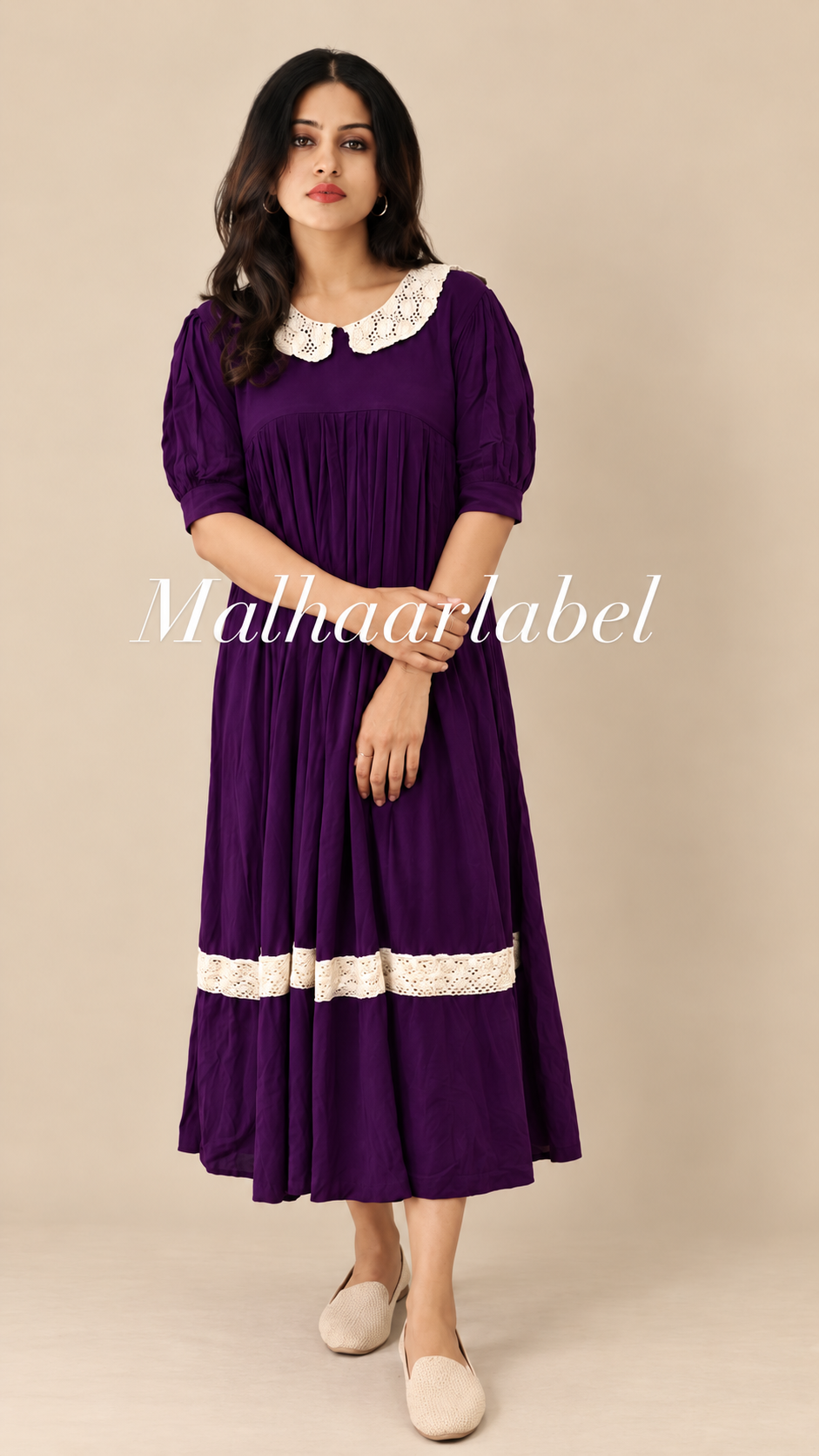 Iris summer  Dress :purple