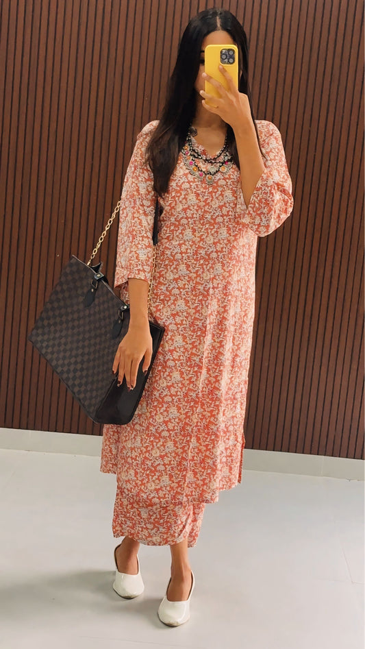 Iona Kurti Co- Ord  Set :Express Delivery