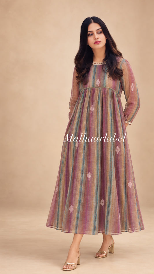 Feeha   pure cotton kota   Dress 🌷  - Sleeves Available- Pre Order