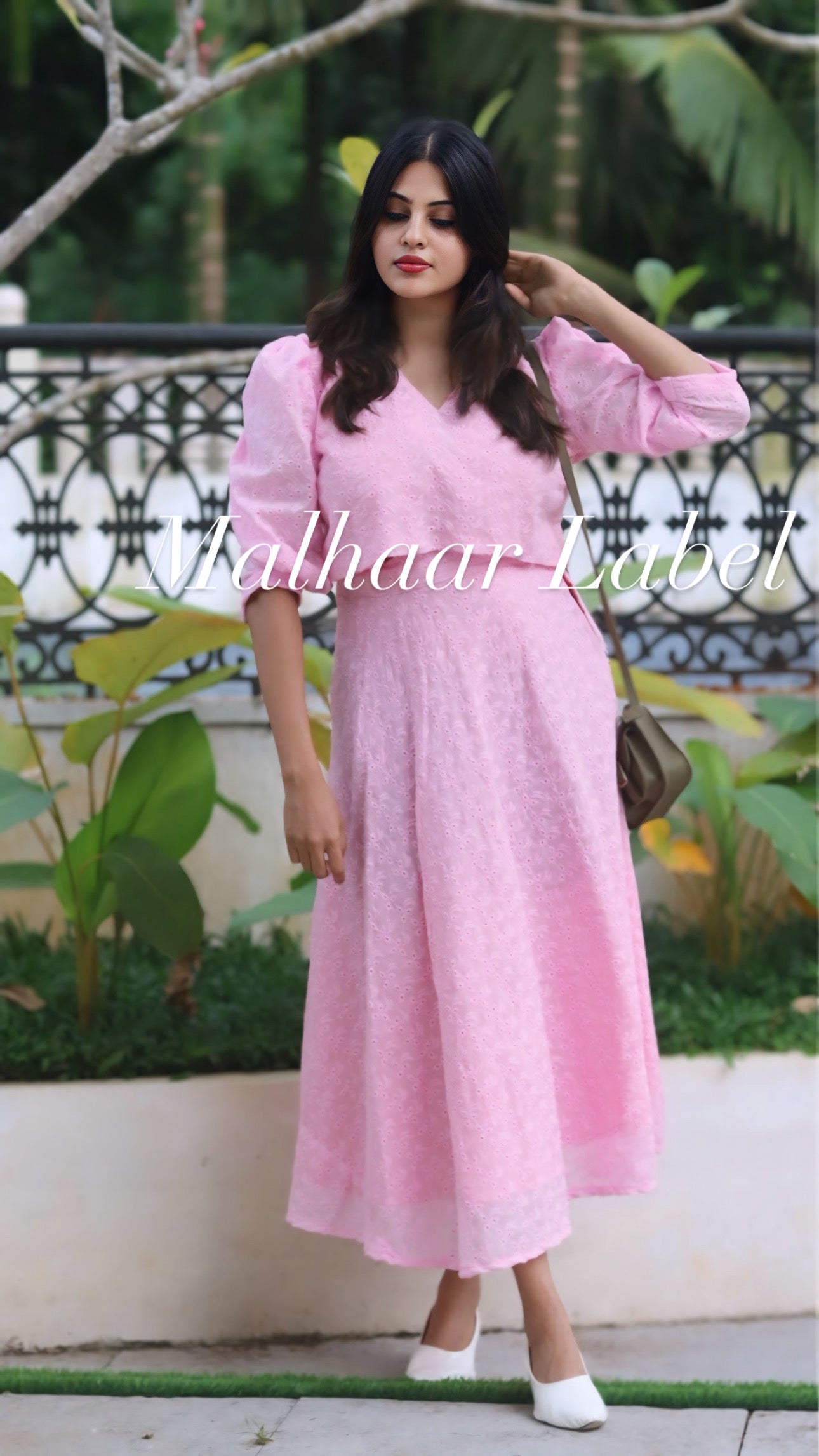 Eva  Schiffli  Skirt and Top  combo