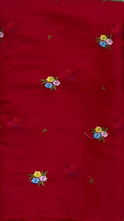 Misso   MUL CHANDERI  Embroidery Dress